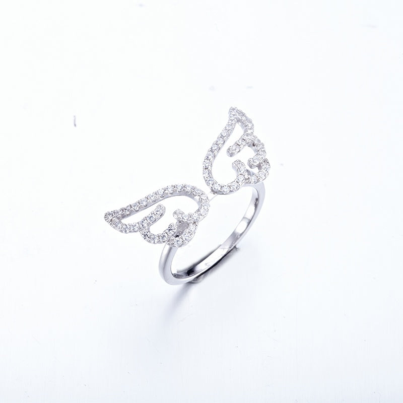 Sterling silver sweet angel wings ring - CDE Jewelry Egypt